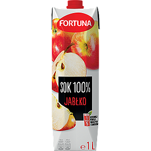 Fortuna 1l Apple juice 100% 1/12