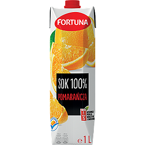Fortuna 1l Orange juice 100% 1/12