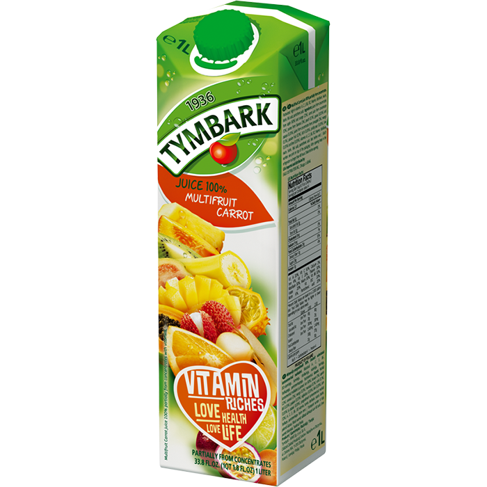 Tymbark 100% Multifruit juice 1l