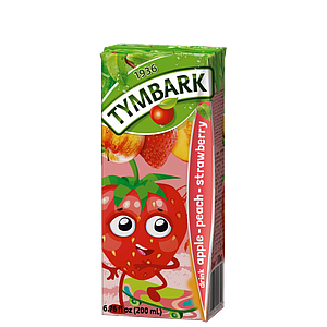 Tymbark 200ml Соруултай Strawberry-apple-peach