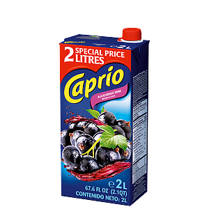 Caprio 2l Blackcurrant drink 1/6