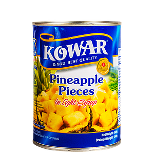 Kowar Pineapple slices 565g