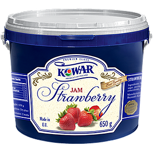 Kowar Strawberry jam 650g