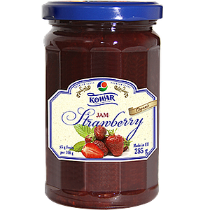 Kowar Strawberry jam 285g