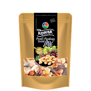 Kowar 500гр Mix Dark (Peanut, Cranberry, Raisins) 1/26