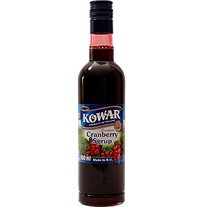 Kowar Cranberry syrup 500ml