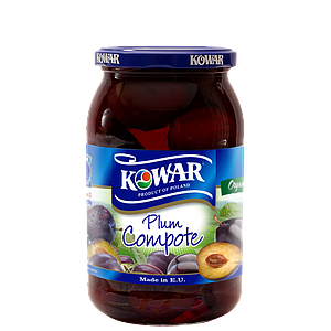 Kowar Plum in syrup 0.9l