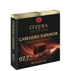 Шоколад OZera Carenero Superior 97,7% 90г