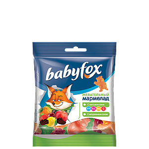 "Babyfox" 30г Резинен чихэр 1/90 (ВМ366)