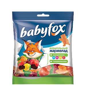 "Babyfox" 70г Резинен чихэр 1/50 (ВМ367)