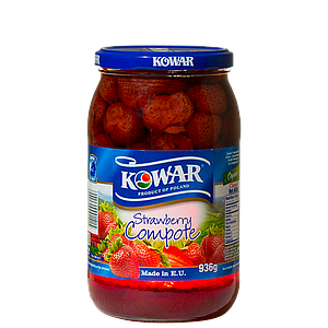 Kowar Strawberry in syrup 0.9l