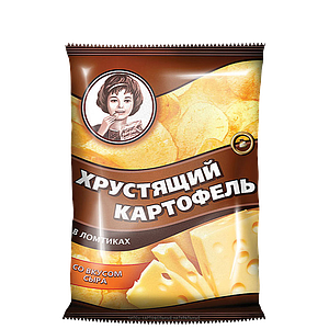 Чипсы Хруст.картофель в ломтиках 40г/30 Сыр