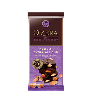 Шок "O'Zera" 90г Dark, Extra Almond 1/16 (ПШ525)