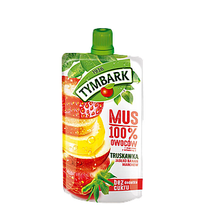 Tymbark Mousse 120g Apple, Strawberry нухаш 100%