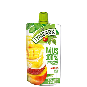 Tymbark Mousse 120g Apple, Mango нухаш 100%