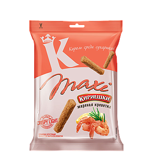 Сух.Кириешки Maxi 60г/40 жареная креветка