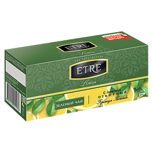Чай зеленый с ар.лимона  25пак (картон)