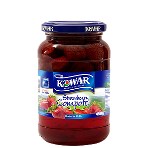 Kowar Strawberry in syrup 0.45l