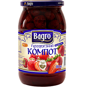 Bagro 1 Strawberry compote 0.9l