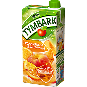 Tymbark 1l Orange peach