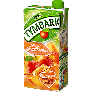 Tymbark 1l Apple peach 1/12